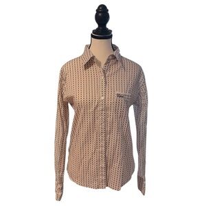 Esprit Geometric Pattern Shirt in Yellow and Black